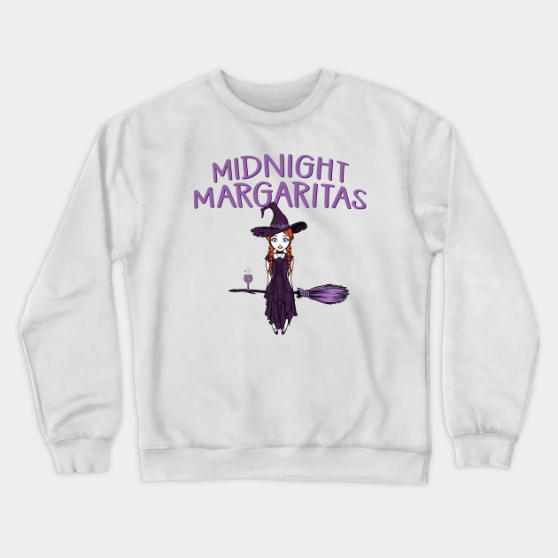 Midnight Margaritas Cheeky Witch® Crewneck Sweatshirt by Cheeky Witch